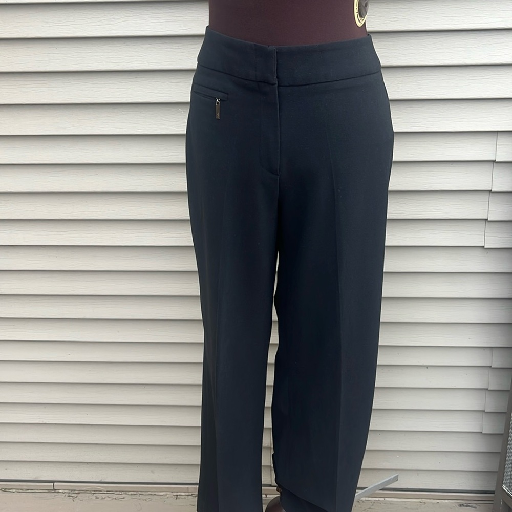 Larry Levine stretch black business trousers size 6
